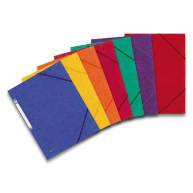 Chemise 3 rabats à élastiques FIDUCIALcarte lustrée 450 g- Dos 1,5 cm - Fiducial Office Solutions