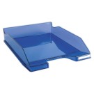 Corbeille à courrier EXACOMPTA COMBO 2CLASSIC bleu royal transparent - Exacompta