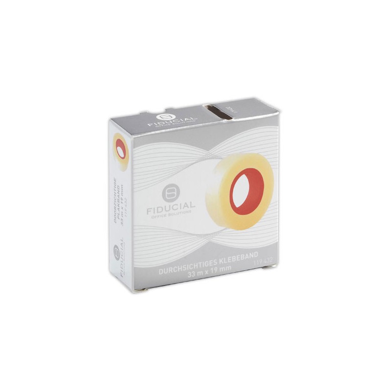Adhésif transparent FIDUCIAL - 33 m x 19 mm - Fiducial Office Solutions