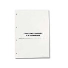 Page de garde pour classeur comptabilité des actions - Shopdeschefs