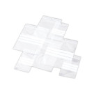 Sachets neutres avec fermeture glissière 150 x 180 mm. Transparent. x1000 - Shopdeschefs
