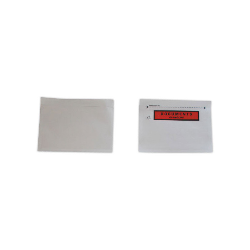 Pochettes adhésives PL renforcé "Documents ci, inclus" A6, 162x120 mm x1000 - Shopdeschefs