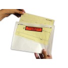 Pochettes adhésives "Documents ci-inclus" format A5, 228x165 mm x1000 - Shopdeschefs