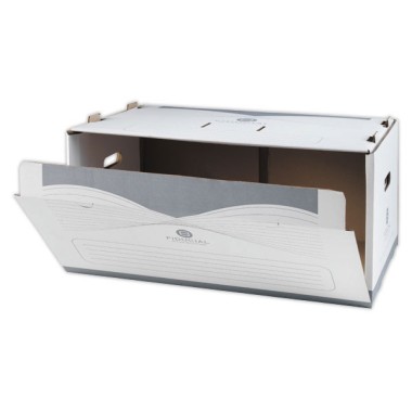 Containers pour boîtes archives FIDUCIAL ouverture frontale x10 - Fiducial Office Solutions