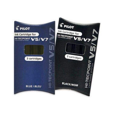 Recharges pour Roller Aiguille PILOT V5/V7 rechargeable x3 - Pilot