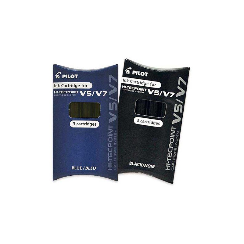 Recharges pour Roller Aiguille PILOT V5/V7 rechargeable x3 - Pilot