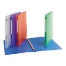 Classeur 4 anneaux FIDUCIAL translucides en polyprop souple - dos 2 cm - Fiducial Office Solutions