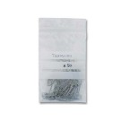 Sachets plastique transparents 80x120mm. Bandes blanches pour écriture x1000 - Shopdeschefs