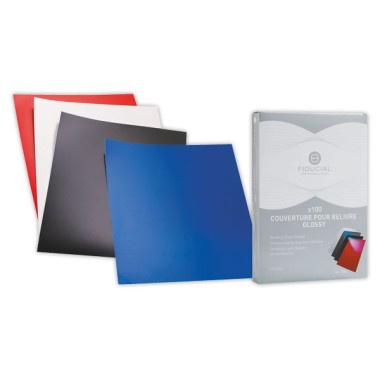 Couvertures carton FELLOWES Glossy - A4 250G x100 - Fellowes