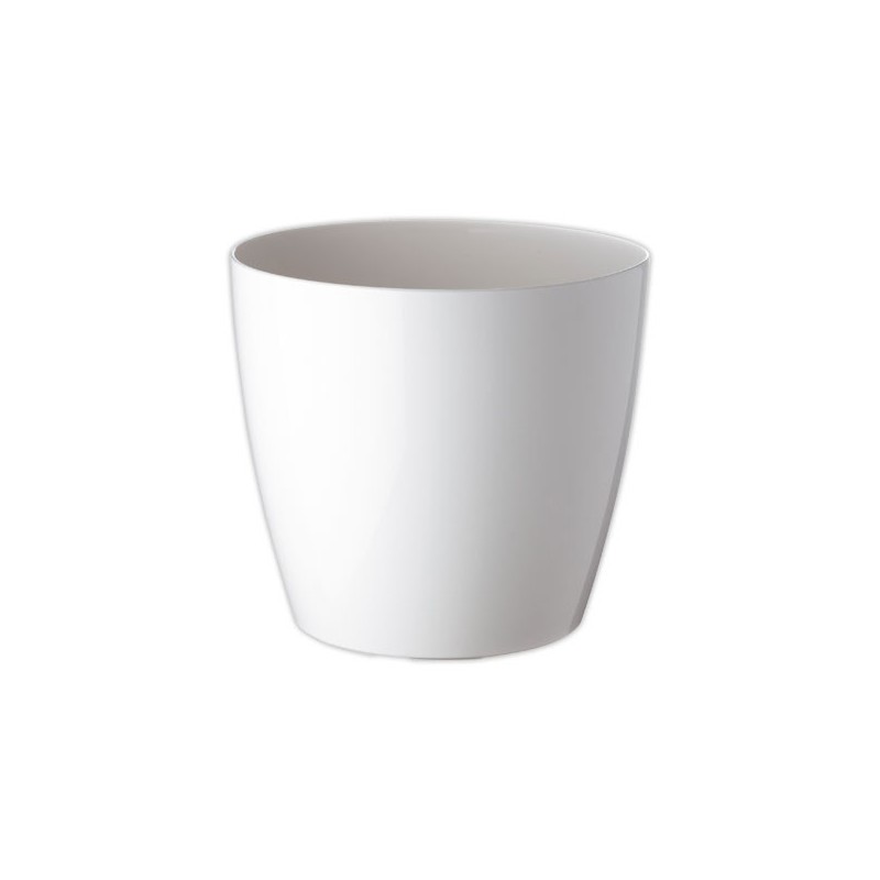 Pot rond SAN REMO diam 20 cm blanc - Paperflow