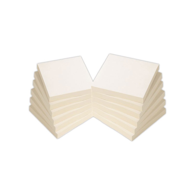 Notes repositionnables FIDUCIAL recyclées 76x76 mm jaune x12 - Fiducial Office Solutions