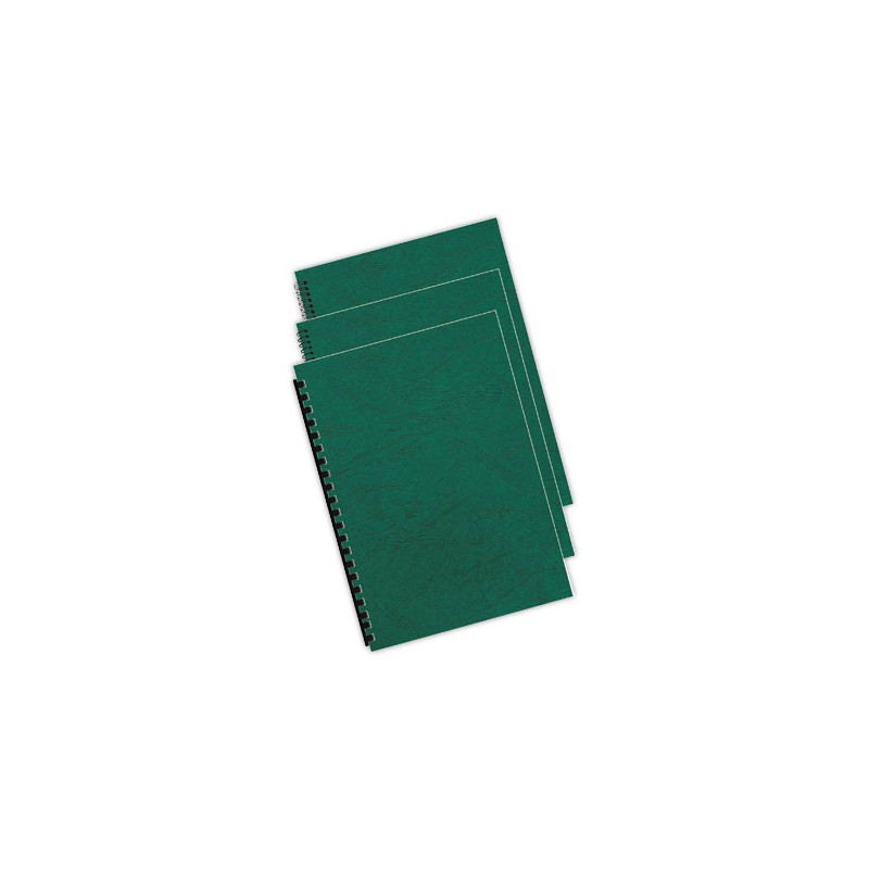 Couvertures carton grain cuir- A4 250G x100 - Fellowes