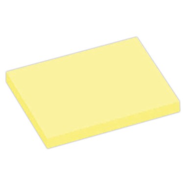 notes repositionnables recyclées 12 blocs - Jaune x12 - Shopdeschefs