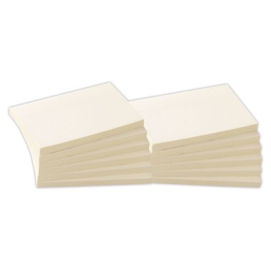 Notes repositionnables FIDUCIAL recyclées 76x127 mm jaune x12 - Fiducial Office Solutions
