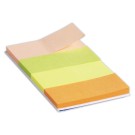 Marque-pages FIDUCIAL papier 2x5 cm - 4 couleurs vives - Fiducial Office Solutions
