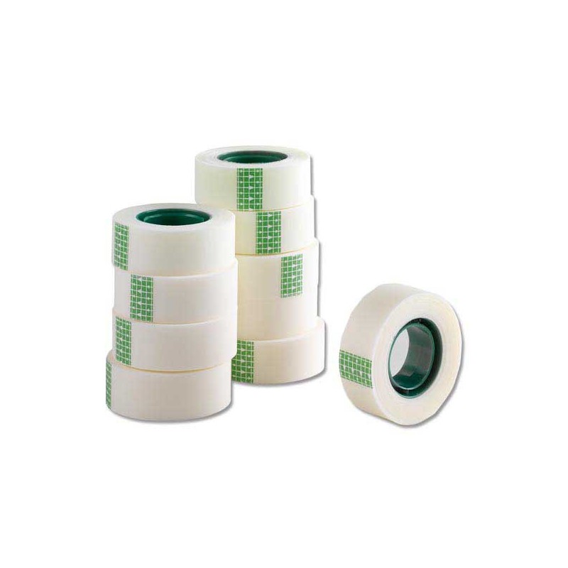 Rouleaux d'adhésif invisible économique- 33 m x 19 mm x10 - Shopdeschefs