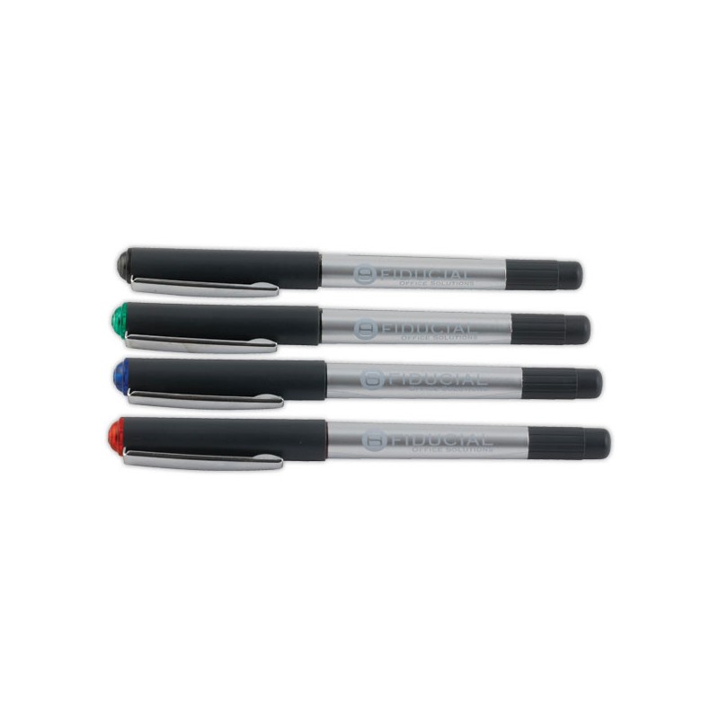 Roller pointe métal FIDUCIAL - Ecriture moyenne - Niveau d'encre visib - Fiducial Office Solutions