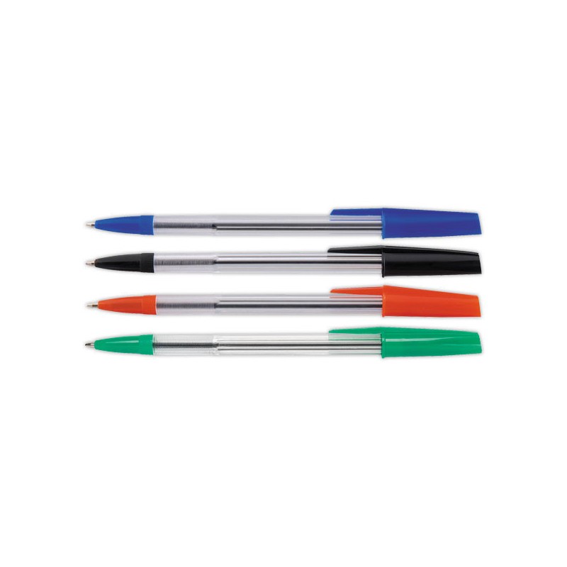 Stylos bille économiques avec capuchon x50 - Shopdeschefs