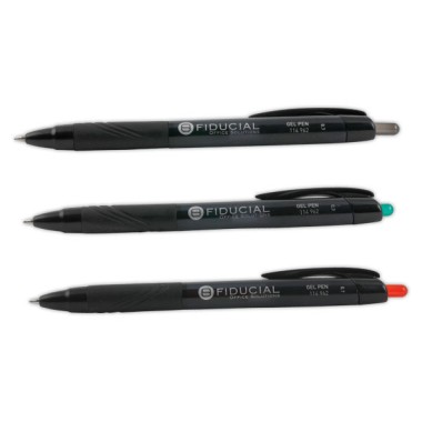 Stylo bille gel rétractable FIDUCIAL Grip - Ecriture moyenne - Fiducial Office Solutions