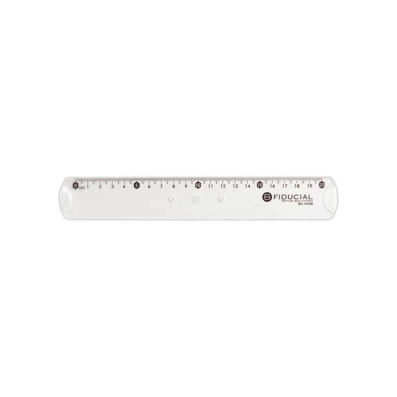 Règle de bureau simple en plastique FIDUCIAL - 20 cm - Fiducial Office Solutions