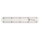 Règle de bureau double en plastique FIDUCIAL - 20 cm - Fiducial Office Solutions