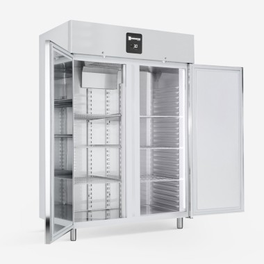 Armoire Réfrigérée Négative 1323 L Acier Inox AISI 304 2 Portes -15°C à -22°C - Samaref