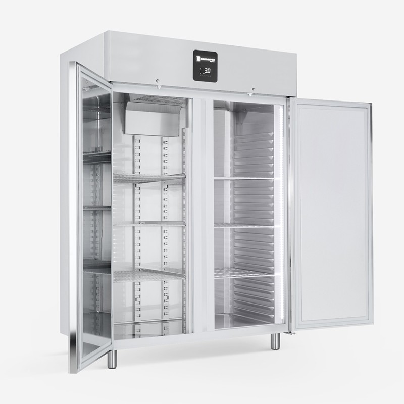 Armoire Réfrigérée Négative 1323 L Acier Inox AISI 304 2 Portes -15°C à -22°C - Samaref