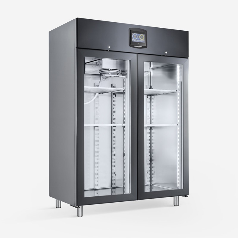 Armoire de maturation vitrée noire 1355 litres R452A - Samaref
