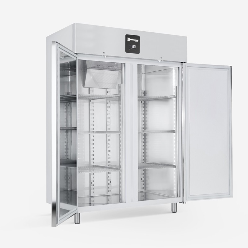 Armoire Réfrigérée Négative 1380 L Inox R290 Température -15°C à -22°C Dégivrage Automatique - Samaref
