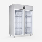 Armoire Réfrigérée Négative Vitrée 1380L R290 - Performance Écologique et Design en Acier Inox - Samaref