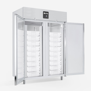 Armoire Réfrigérée 1380 L FS 1400 R452A - Température -5°C/+5°C - Acier Inox AISI 304 - Samaref