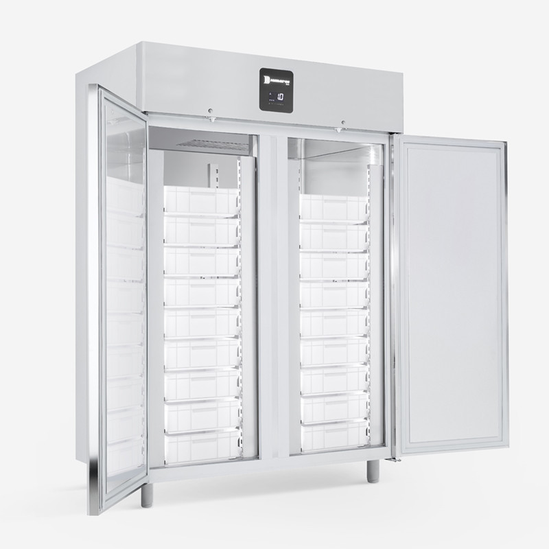 Armoire Réfrigérée 1380 L FS 1400 R452A - Température -5°C/+5°C - Acier Inox AISI 304 - Samaref