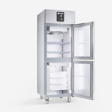 Armoire Réfrigérée Bi-Température -15°C à -22°C / -5°C à +5°C 580L Inox AISI 304 R452A - Samaref