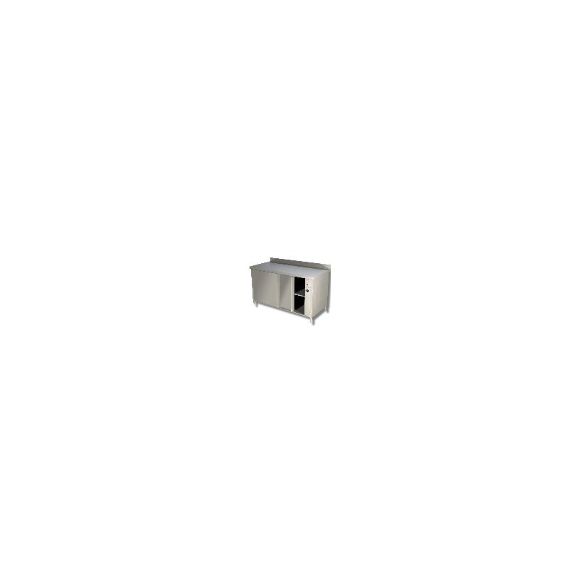 Table chauffante avec portes coulissantes avec dosseret 1200 mm- Ristopro