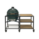 Pack Big Green Egg XL : Barbecue avec Table Modulaire & Meuble en Acacia - Confort et Élégance en Extérieur