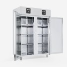 Armoire Réfrigérée Bi-Température -15°C à -22°C 1260L Inox R290 2 Compartiments Indépendants - Samaref