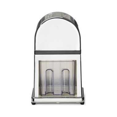 Broyeur de glace en alliage de zinc chromé avec conteneur en plastique et pelle, 140x160x(h)270mm - Finedine