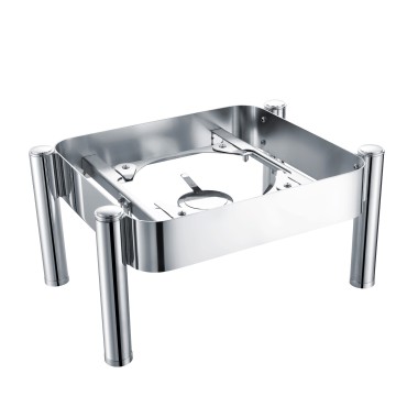 Cadre Madeira De Luxe pour plat de maintien au chaud à induction GN 2/3 avec couvercle en verre - Finedine