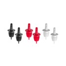 Ensemble de 6 - Verseur à écoulement libre EVA (2x noir, 2x transparent, 2x orange) - Finedine