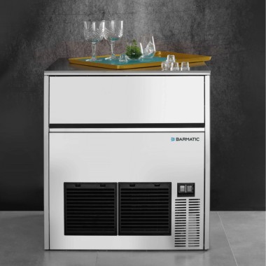 Machine à glaçons à refroidissement par air Coolice 85 kg / 24 h, conteneur 40 kg - Finedine