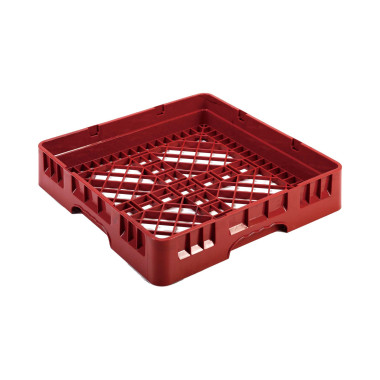 Base de rangement Amerbox, 500x500x(H)100 mm Hauteur max. du verre 70 mm, rouge - Finedine