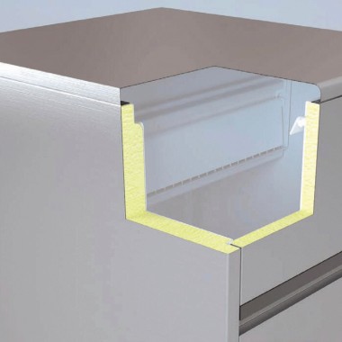 Machine à glaçons à refroidissement par air Coolice 66kg / 24h, conteneur 40kg - Finedine