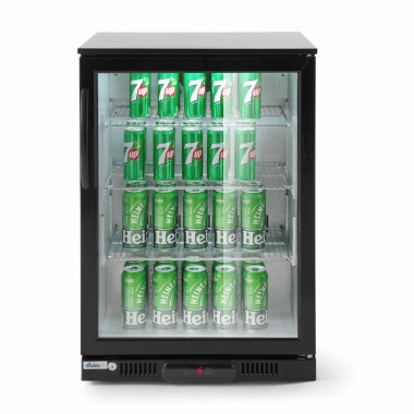 Réfrigérateur de bar sous comptoir à porte simple Barmatic Candour, noir, 103l - Finedine