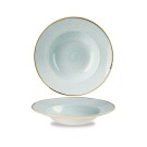 Bol à large rebord en porcelaine Stonecast couleur Oeuf de Canard, 280 mm - Finedine