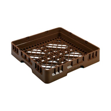Support de base marron, 500x500x(H)100mm Hauteur maximale du verre 70 mm - Finedine
