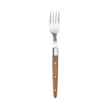 Fourchette à steak 210 mm, set de 6 dans une boîte cadeau, BOIS DE ROSE - Finedine