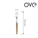 Fourchette à steak 210 mm, set de 6 dans une boîte cadeau, BOIS DE ROSE - Finedine