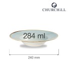 Bol à large bord en porcelaine Stonecast couleur œuf de canard, 240 mm - Finedine