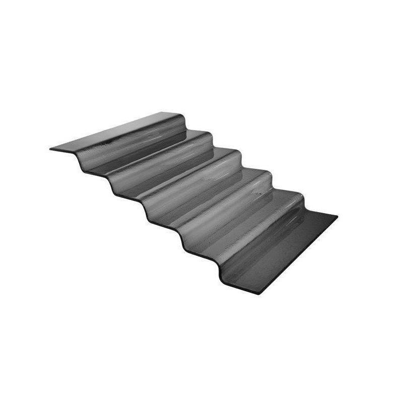 Escalier de buffet en verre noir Vetro à six niveaux, 600x455x(H)240mm - Finedine