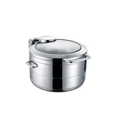 Excellente marmite à induction profonde avec couvercle en verre, 11l - Finedine